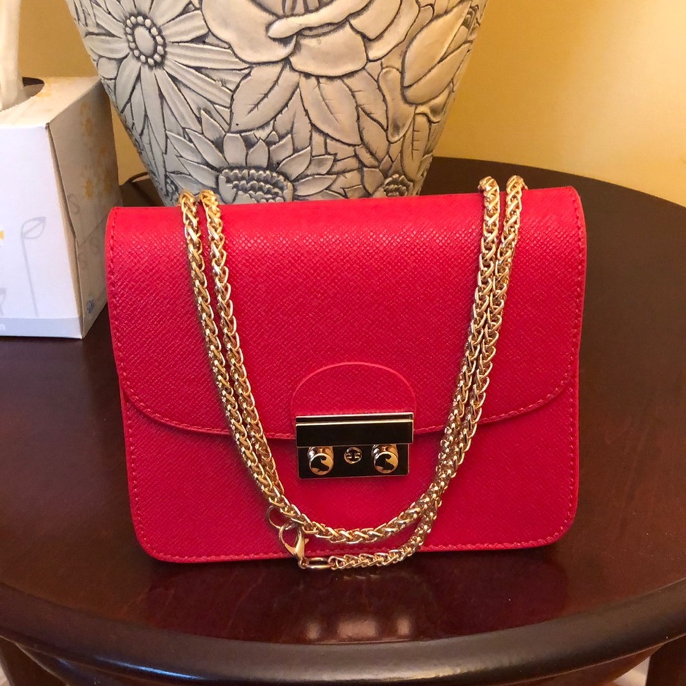 Never Used Red Chain Purse